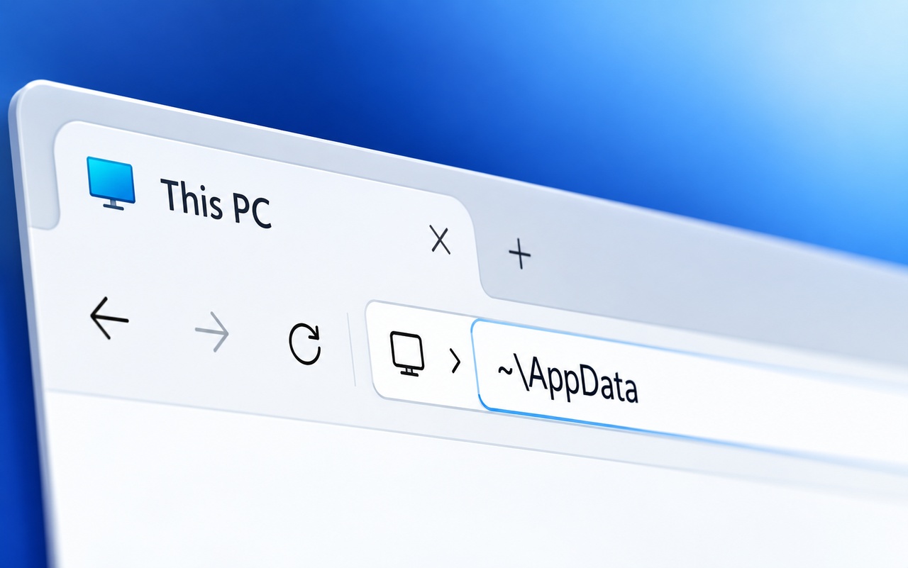 windows 11 appdata change