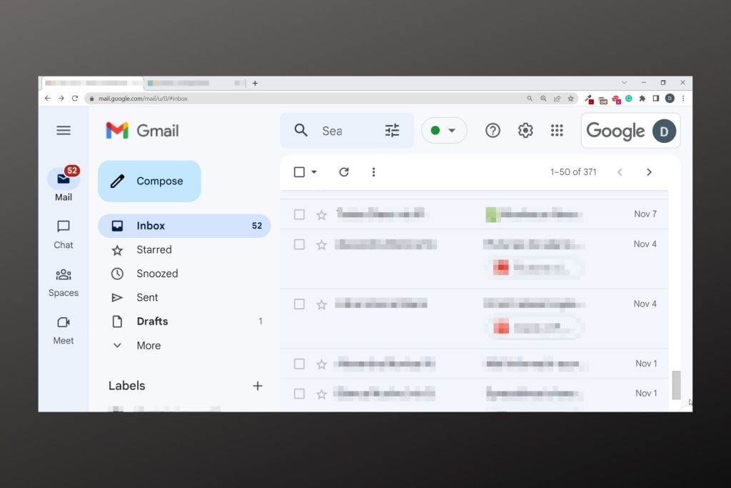 Gmail Layout Computer Como alterar o tamanho da tela do Gmail - WindowsReport