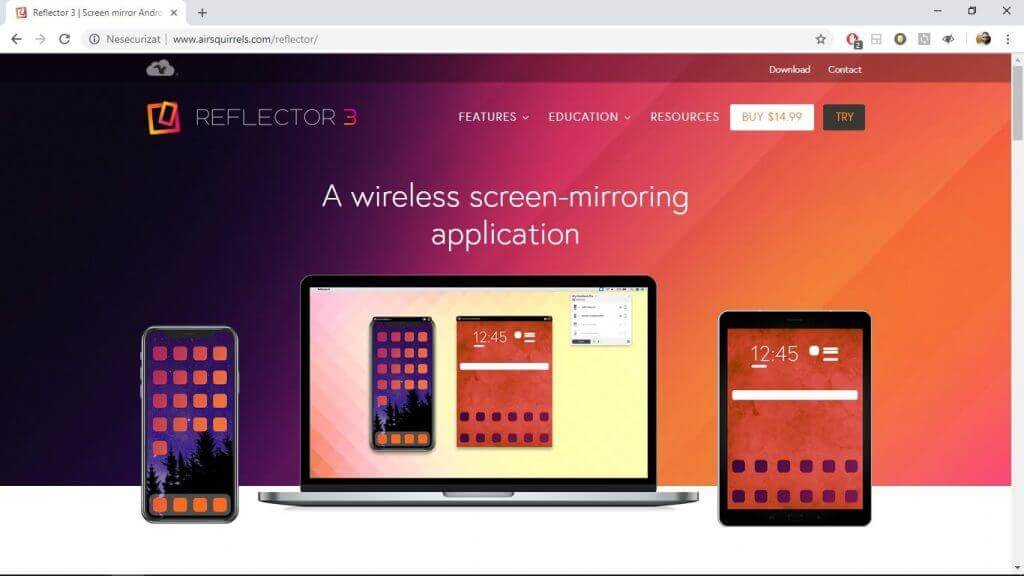 Reflector 3_meilleur logiciel de mise en miroir