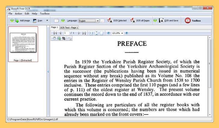 Boxoft Free OCR