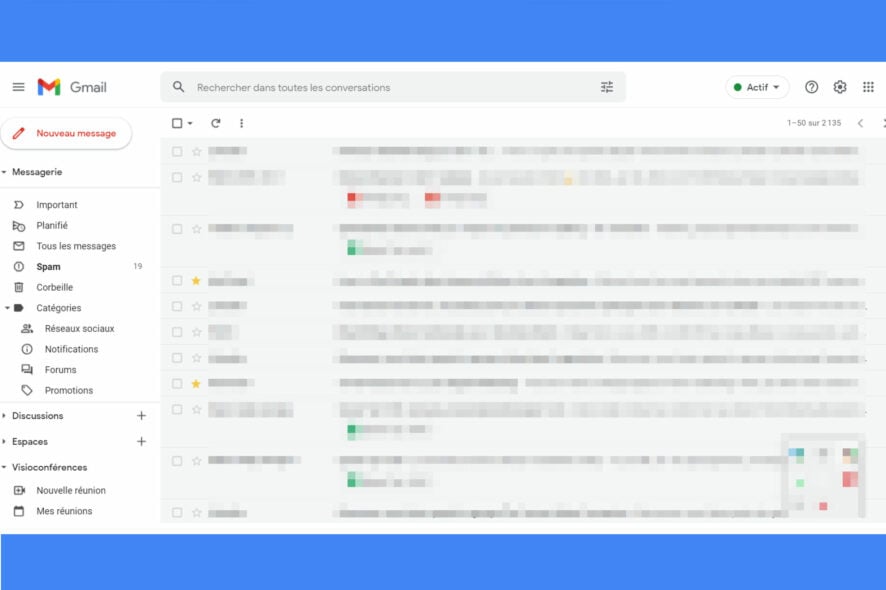 comment faire quand on ne reçoit plus les mails Gmail