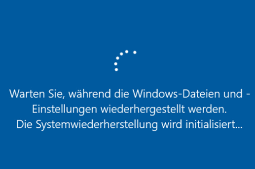 systemwiederherstellung windows 10