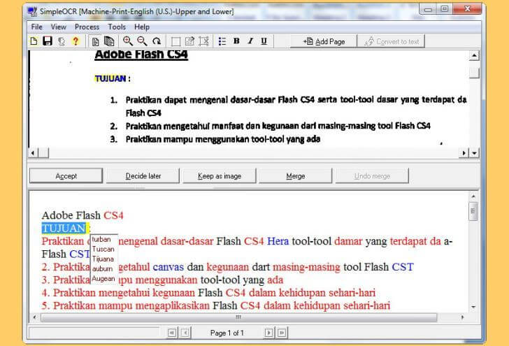 Simple OCR software PC