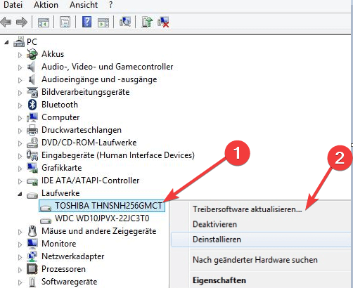 Treibersoftware aktualisieren windows 10