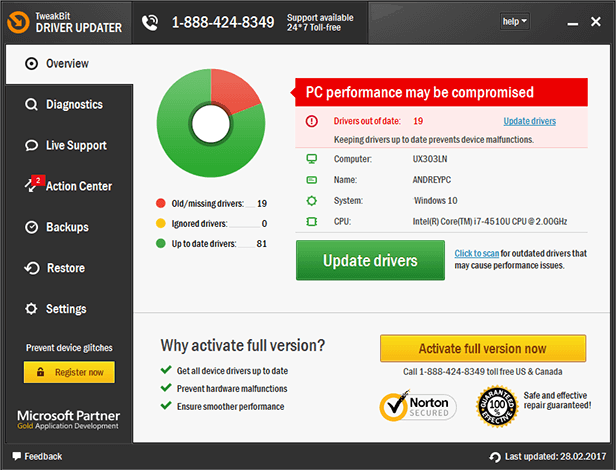 TweakBit Driver Updater