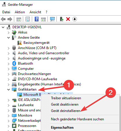 Grafikkarte deaktivieren windows 10