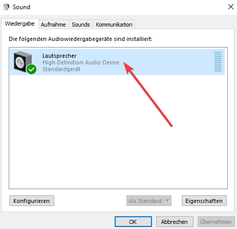 Standard-Wiedergabegerät