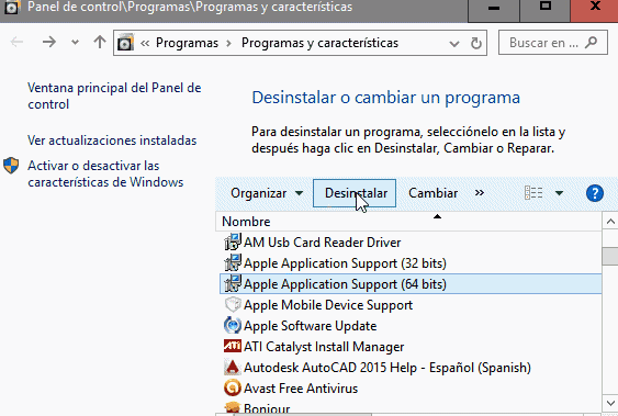 programas y caracteristicas