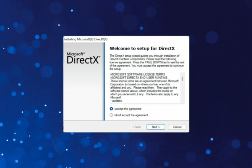 descargar directx 12 windows 11