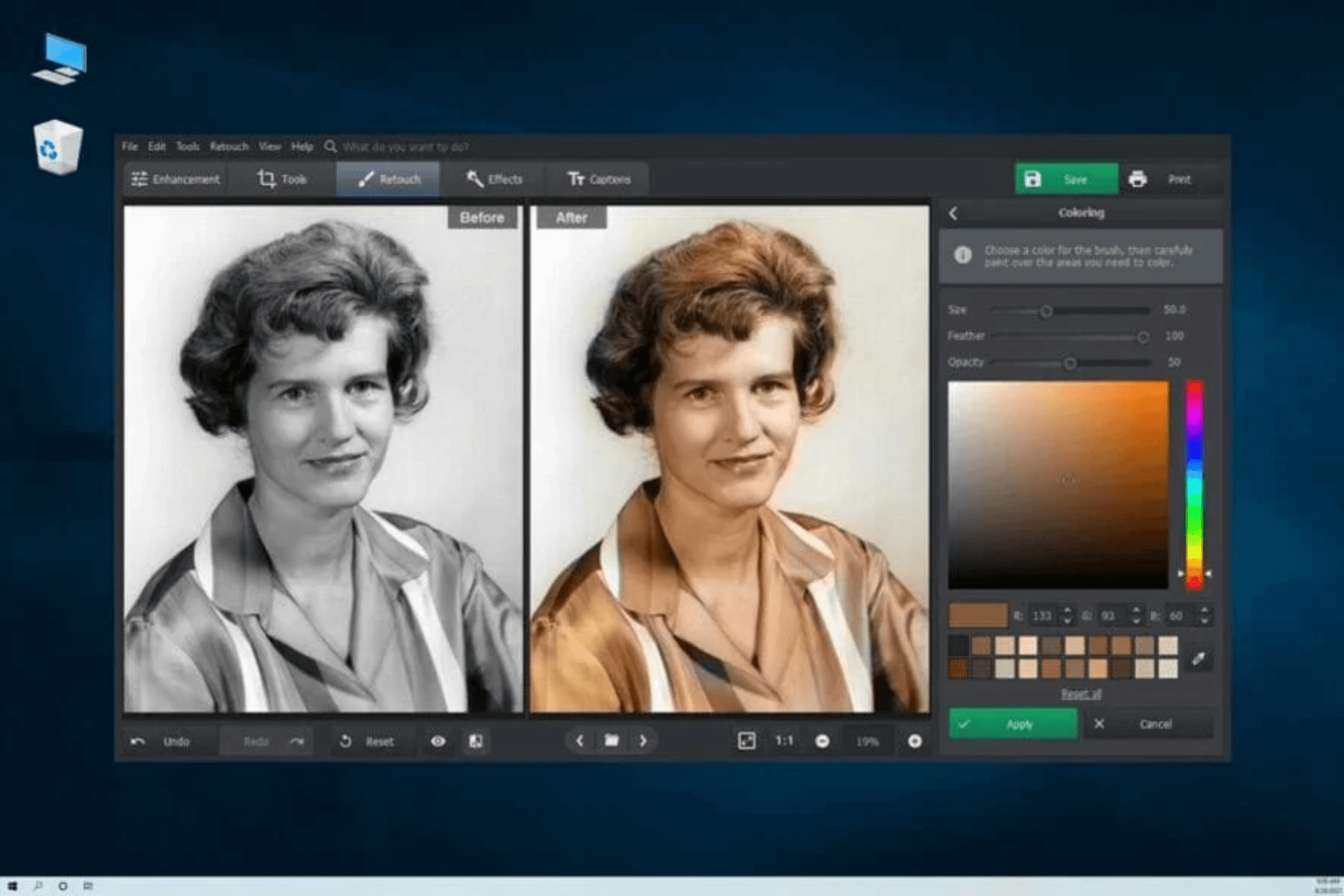 software restauracion fotos viejas