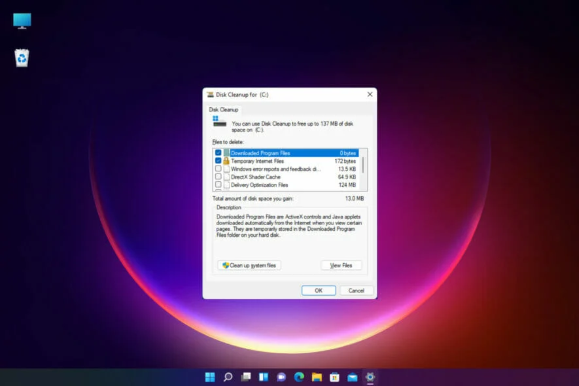 disk cleanup windows 11