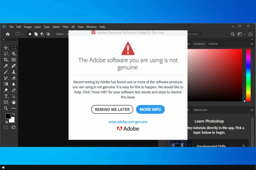 pop up adobe
