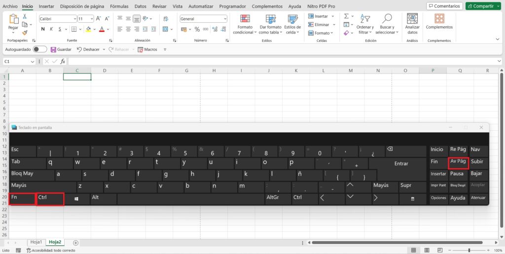 ¿Cómo Cambiar de Hoja en Excel con el Teclado?