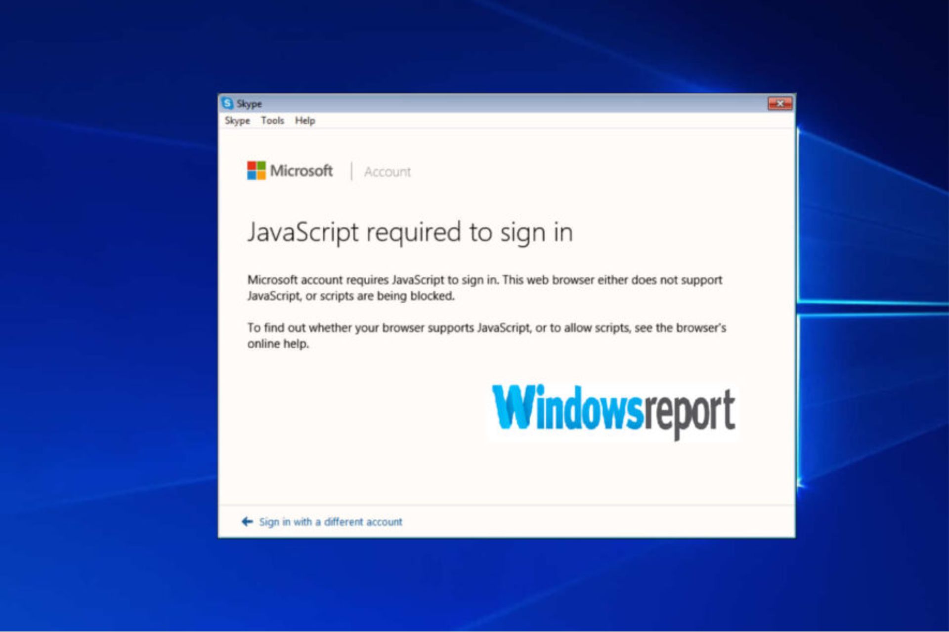7 Semplici Modi per Correggere l'Errore Javascript di Skype