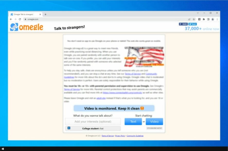 omegle Chrome