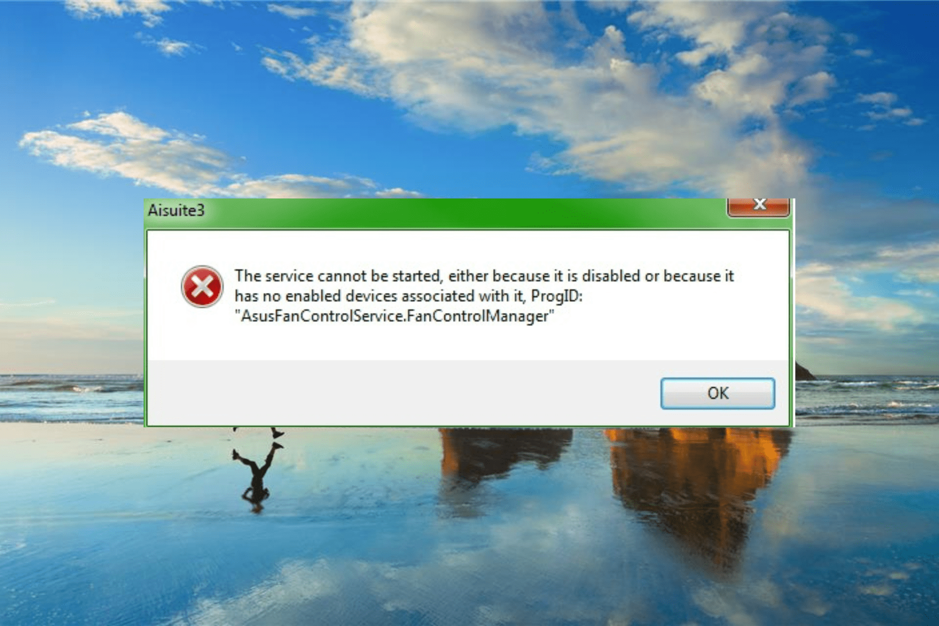 Errore AsusFanControlService.Fan Control Manager - Soluzioni